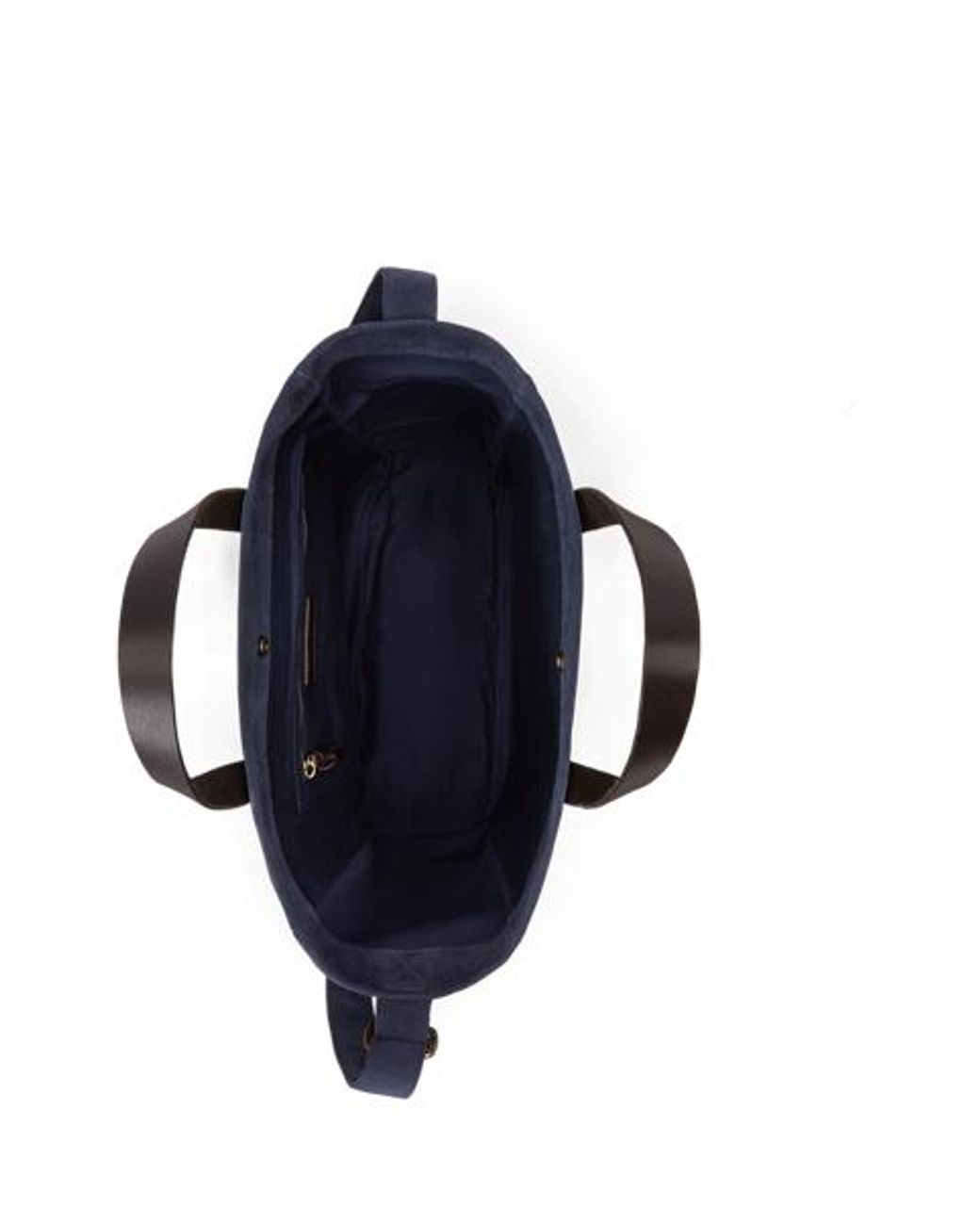 Polo Ralph Lauren Blue Polo Bear Roughout Suede Tote for men