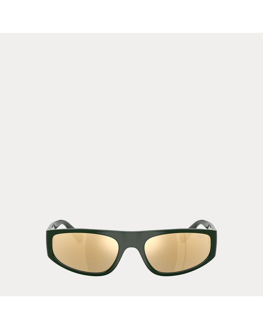 Polo Ralph Lauren Green Polo Pony Pilot Sunglasses for men