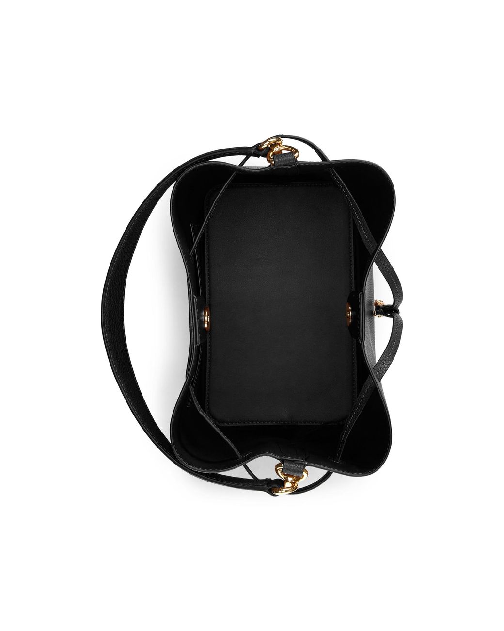 Ralph Lauren Ralph Lauren Large Logo Debby Drawstring Bag in Black