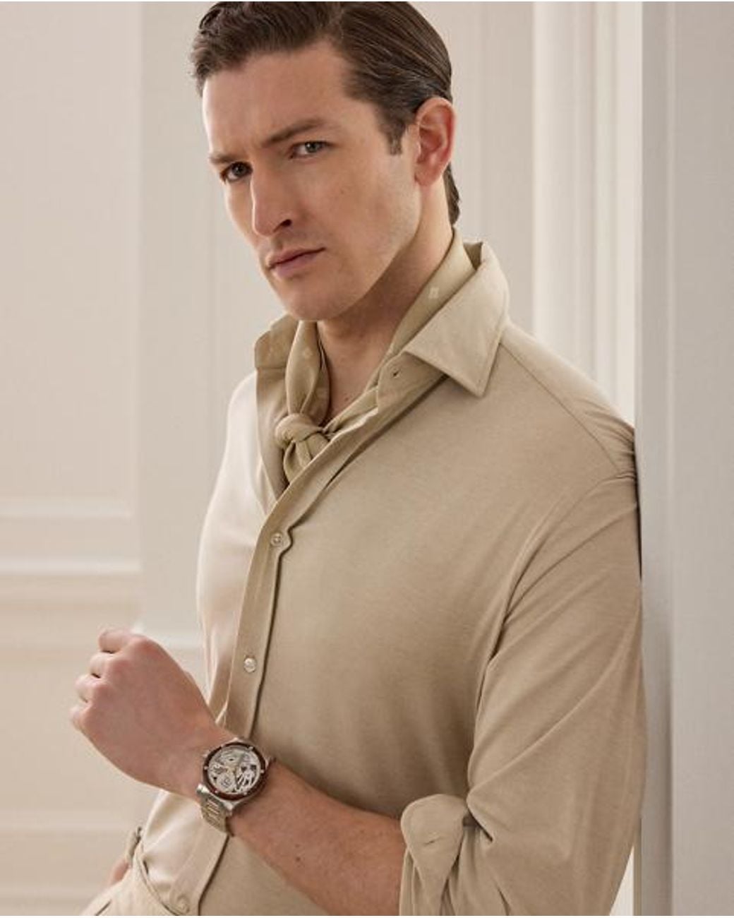 Ralph Lauren Natural Knit Piqué Shirt for men