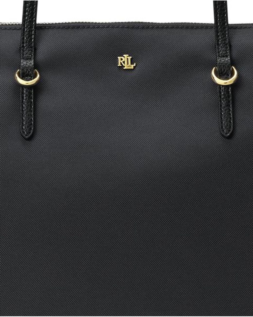 Ralph Lauren Red Nylon Large Keaton Tote Bag