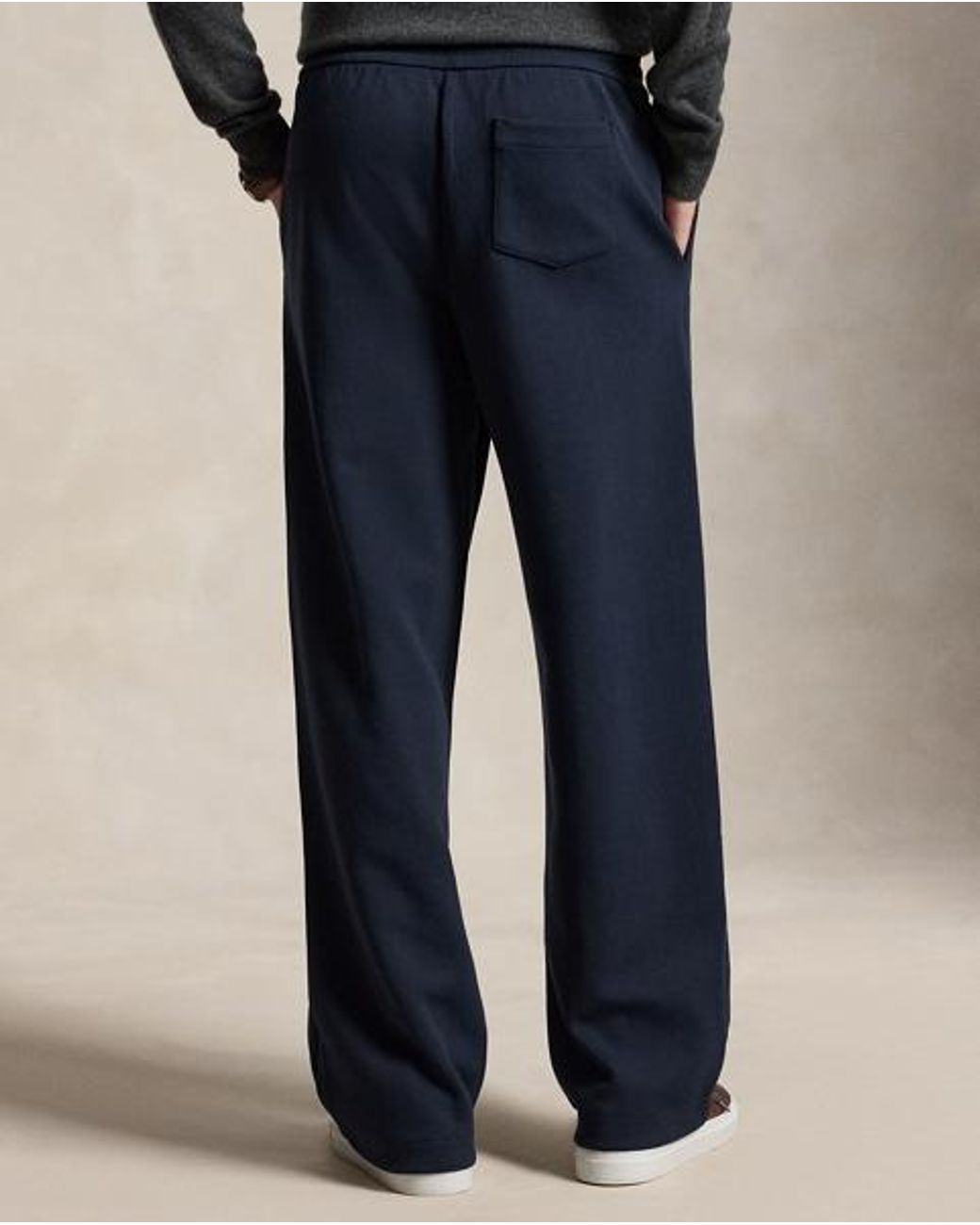 Polo Ralph Lauren Blue Double-Knit Drawstring Trouser for men