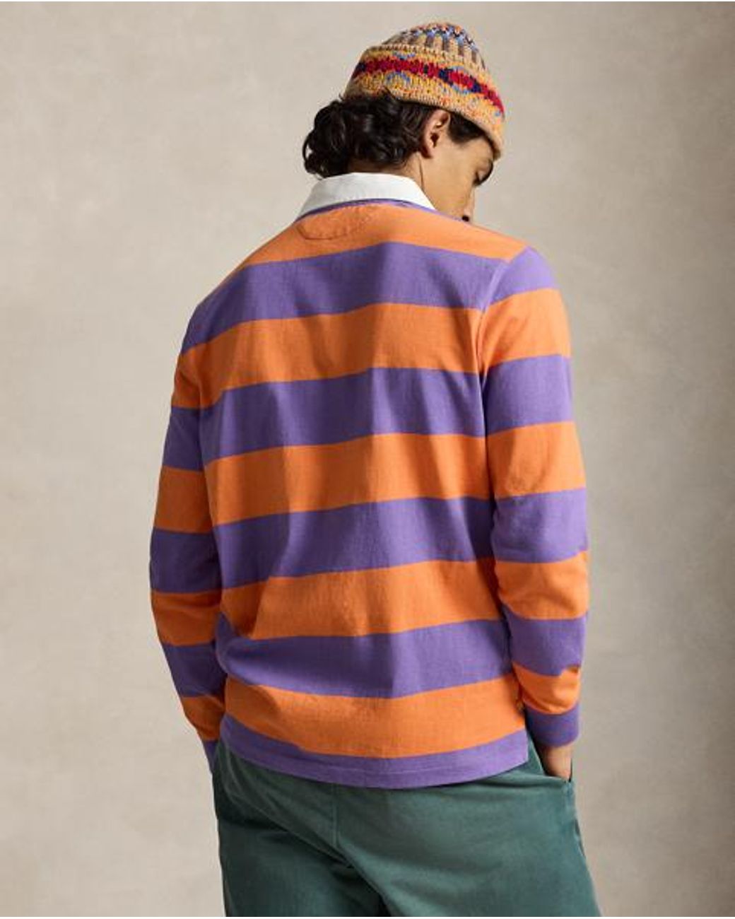 Polo Ralph Lauren Blue The Iconic Rugby Shirt for men