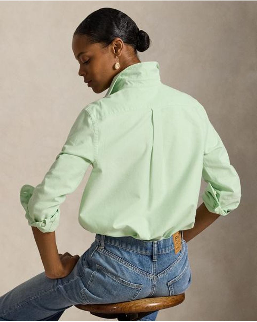 Polo Ralph Lauren Green The Iconic Classic Fit Oxford Shirt