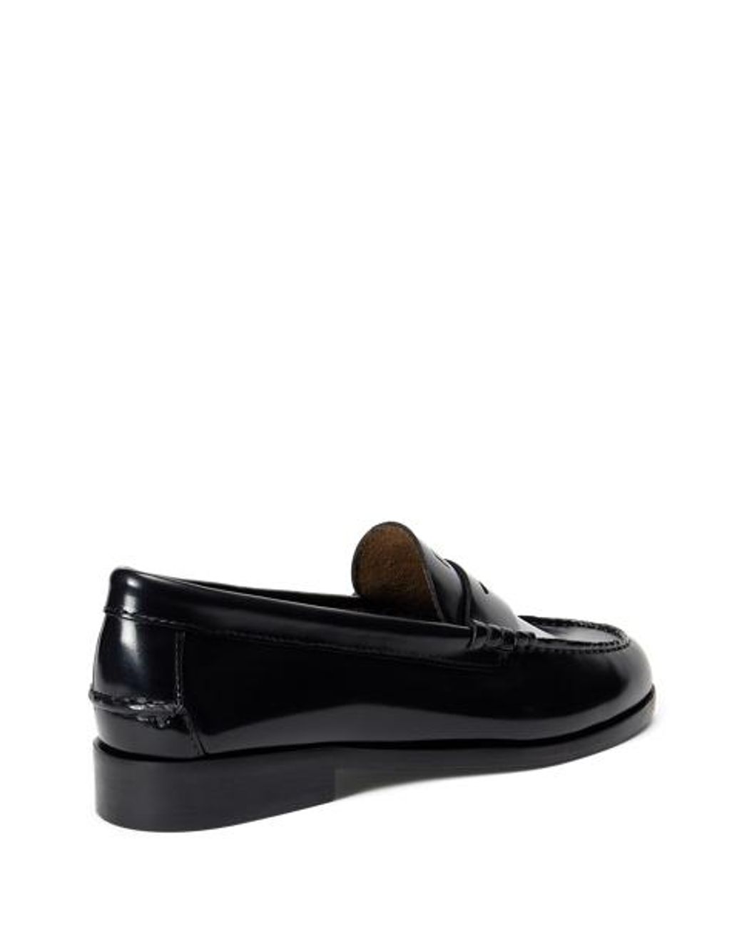 Ralph Lauren Black Calfskin Leather Loafer