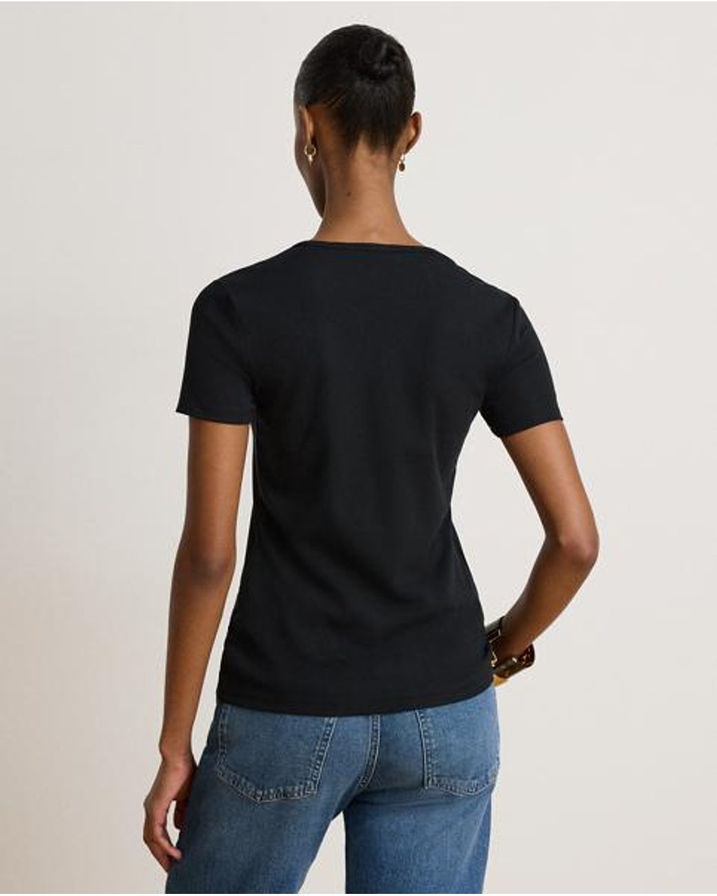 Ralph Lauren Cotton-blend T-shirt In Polo Black - Size Xl