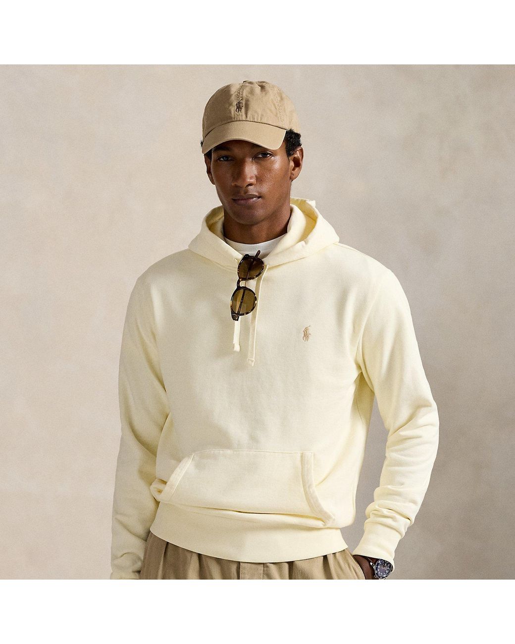 Polo Ralph Lauren Natural Loopback Fleece Hoodie for men