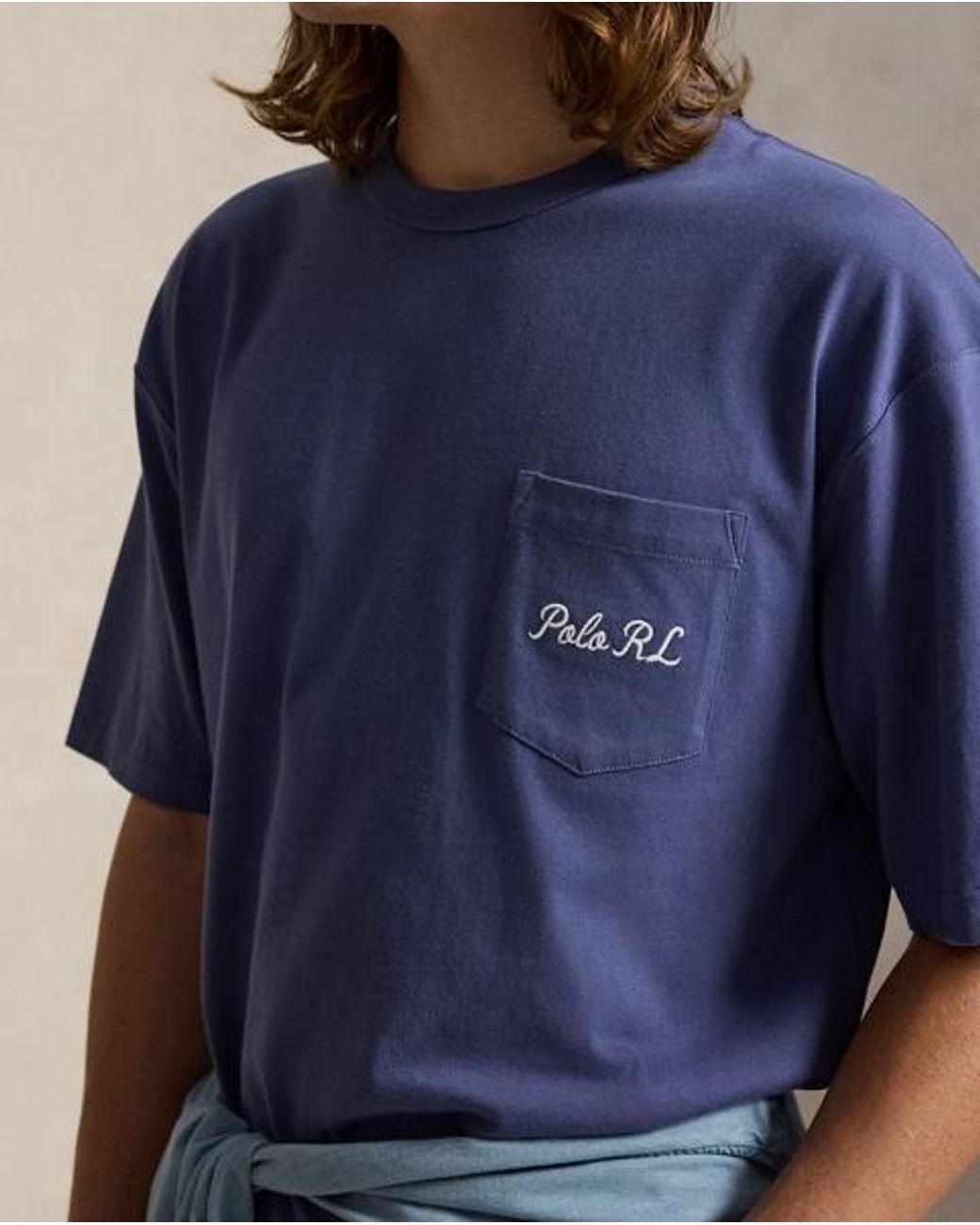 Polo Ralph Lauren Blue Relaxed Fit Polo Bear Jersey T-Shirt for men