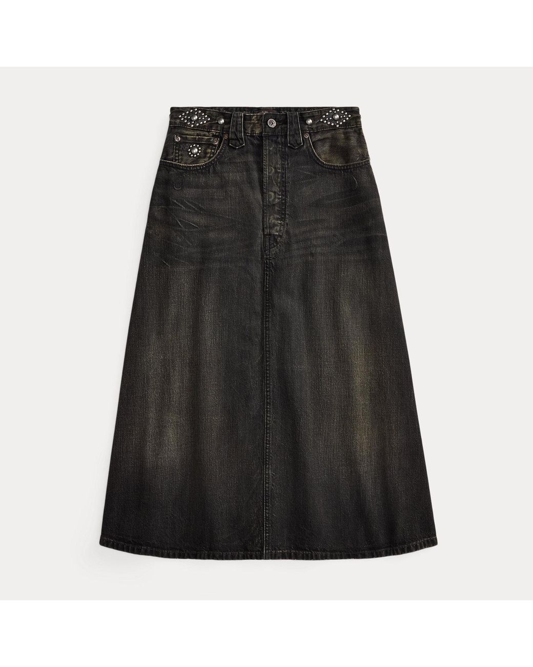 Rrl Robe Jupe En Denim Cloutée RRL en coloris Vert | Lyst
