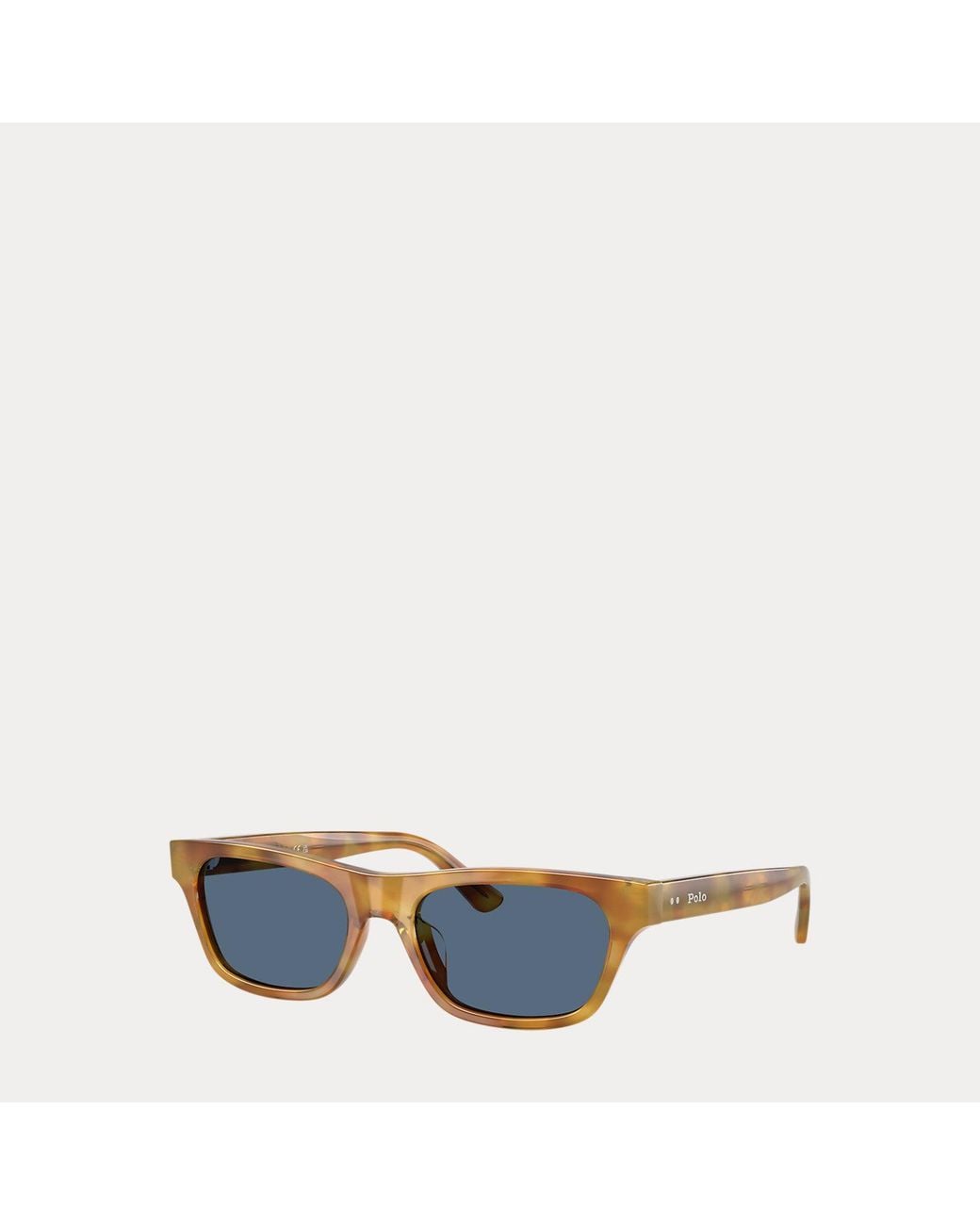 Polo Ralph Lauren Blue Polo Rectangle Sunglasses