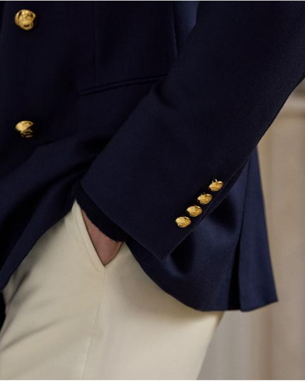 Ralph Lauren Blue Kent Handmade Cashmere Blazer for men
