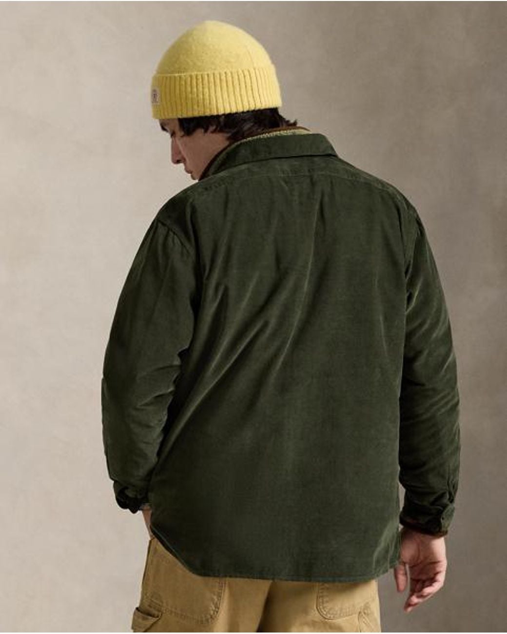 Polo Ralph Lauren Green Corduroy Full-Zip Overshirt for men