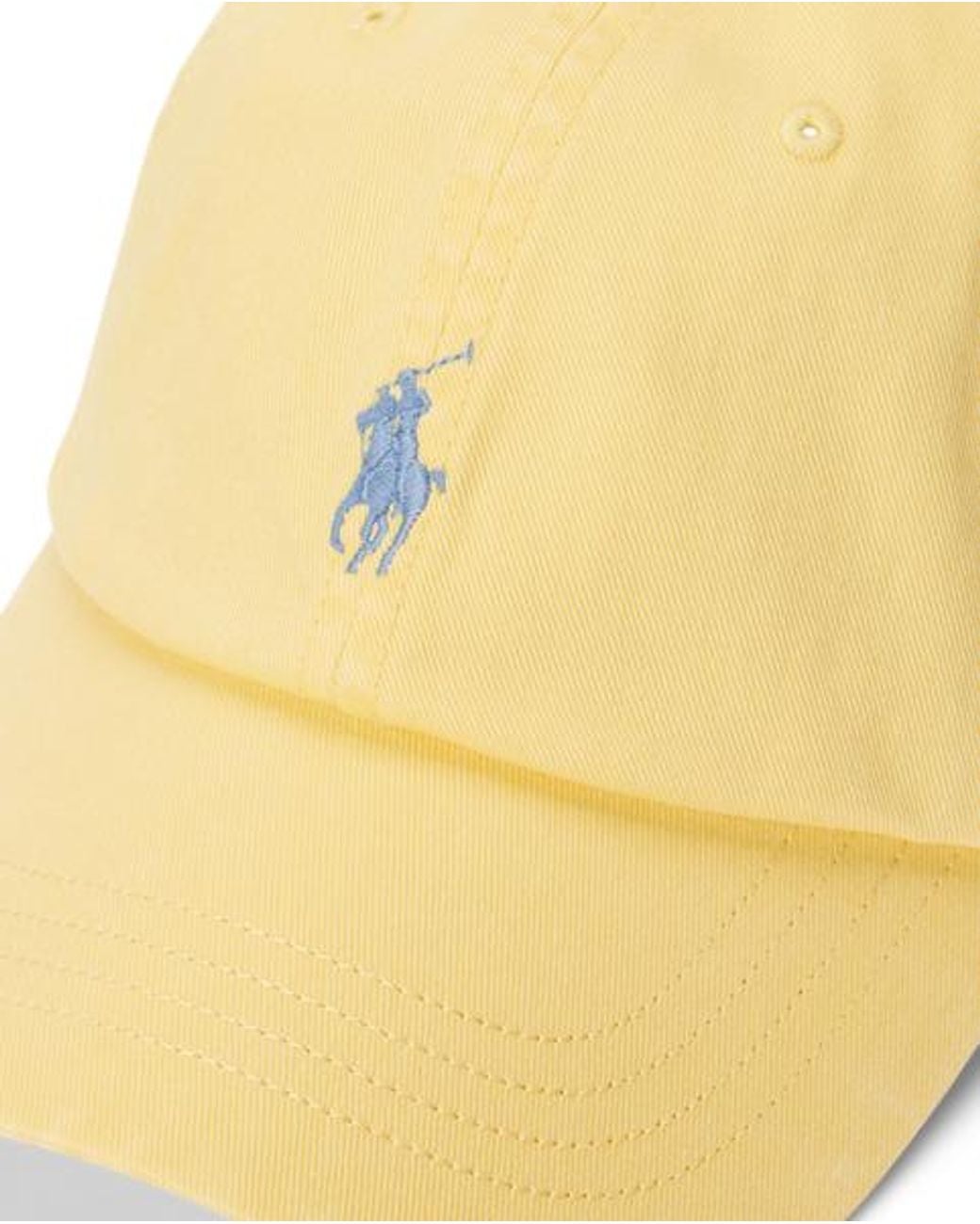 Polo Ralph Lauren Yellow The Iconic Cotton Chino Ball Cap for men