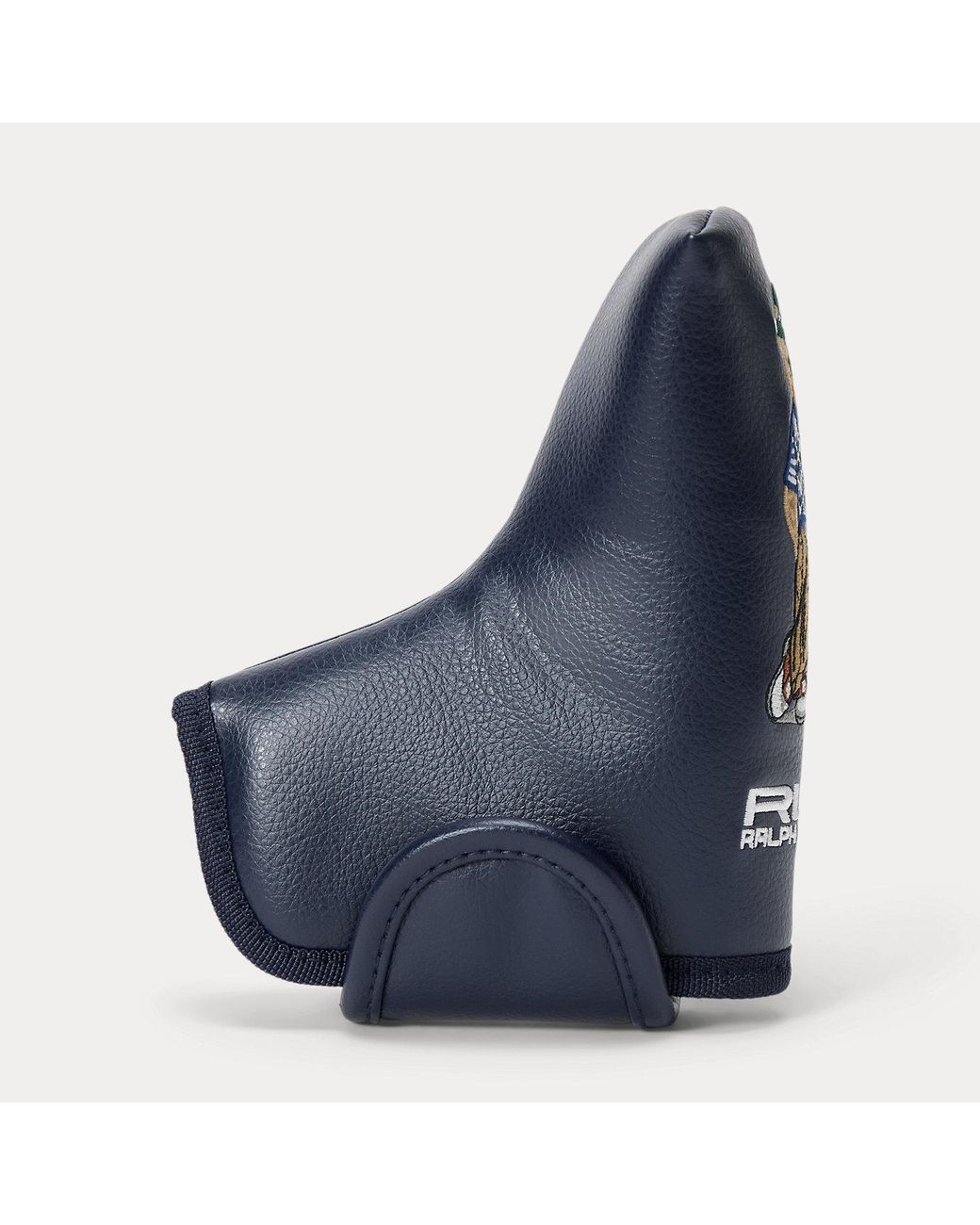 Ralph Lauren Blue Embroidered Logo Golf Putter Headcover for men