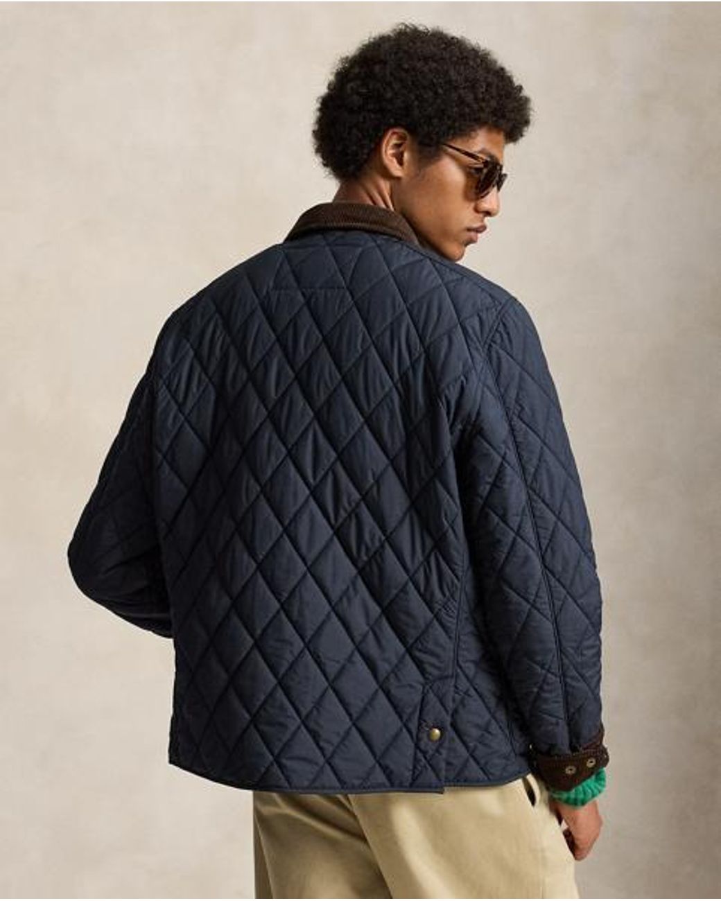 Polo Ralph Lauren Blue Water-repellent Quilted Jacket for men
