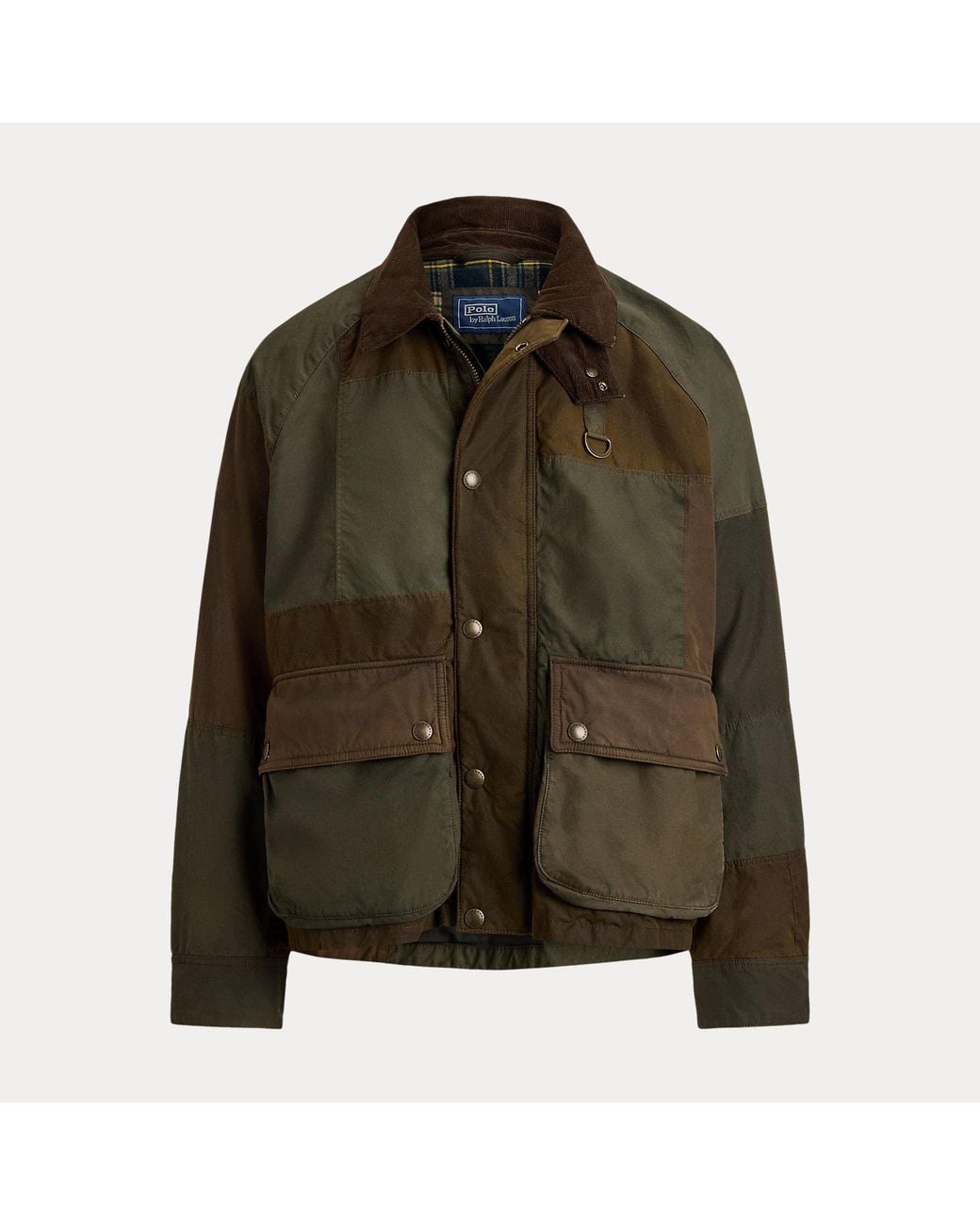 Polo Ralph Lauren Multicolor Patchwork Oilcloth Utility Jacket for men