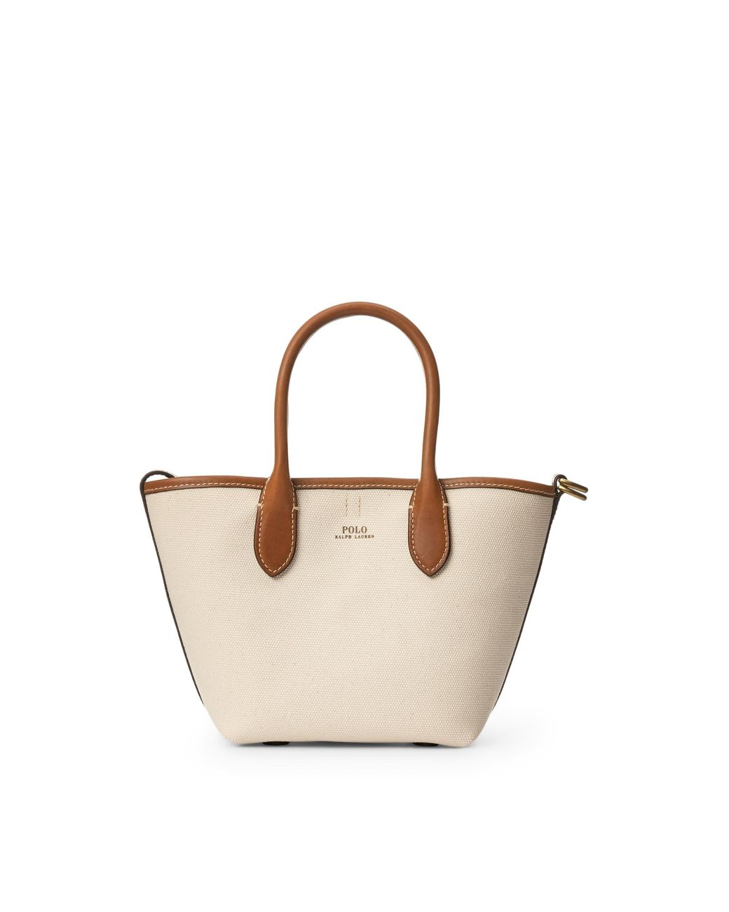 Polo Ralph Lauren Canvas Mini Bellport Tote In Natural Lyst