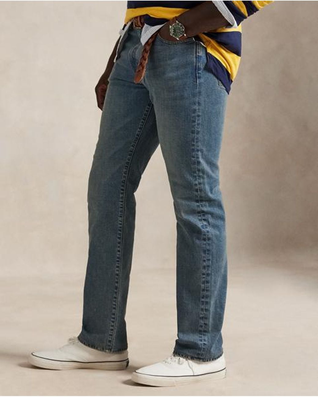 Polo Ralph Lauren Blue Hampton Straight Stretch Jean for men