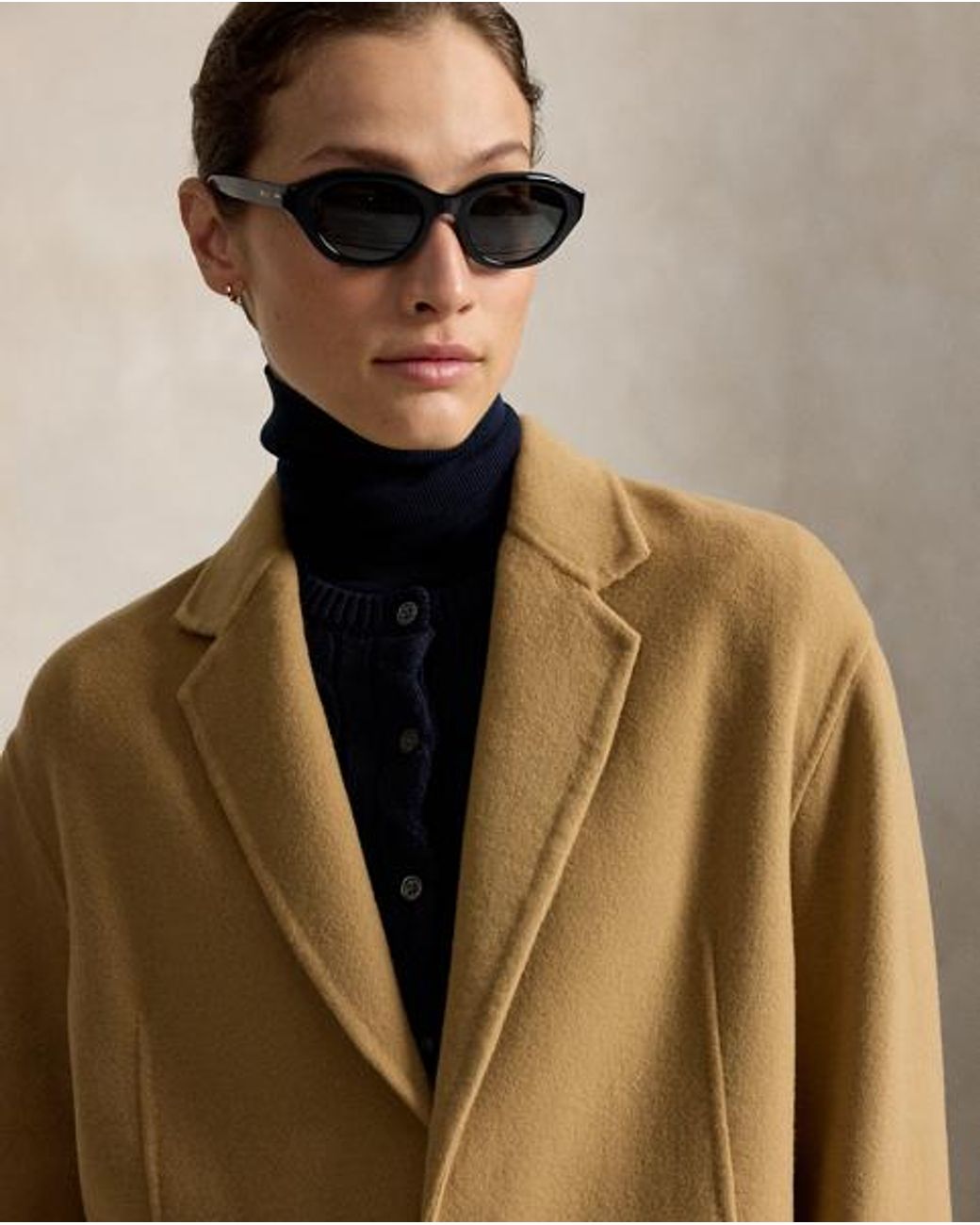 Polo Ralph Lauren Natural Hair Long Polo Coat