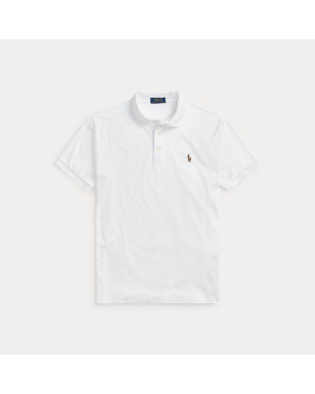 Polo Ralph Lauren White Soft Touch Shirt for men