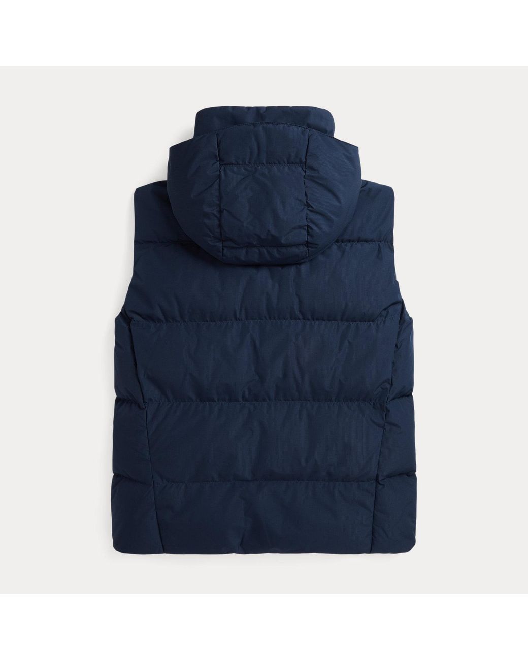 Polo Ralph Lauren Blue Hooded Down Gilet for men