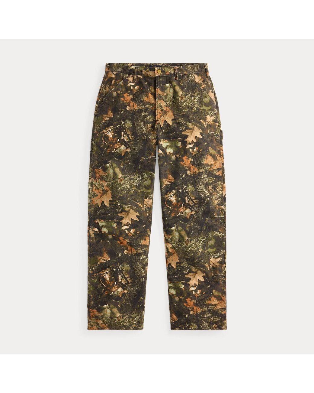 Polo Ralph Lauren Blue Polo Dungaree Fit Forest-Print Trouser for men