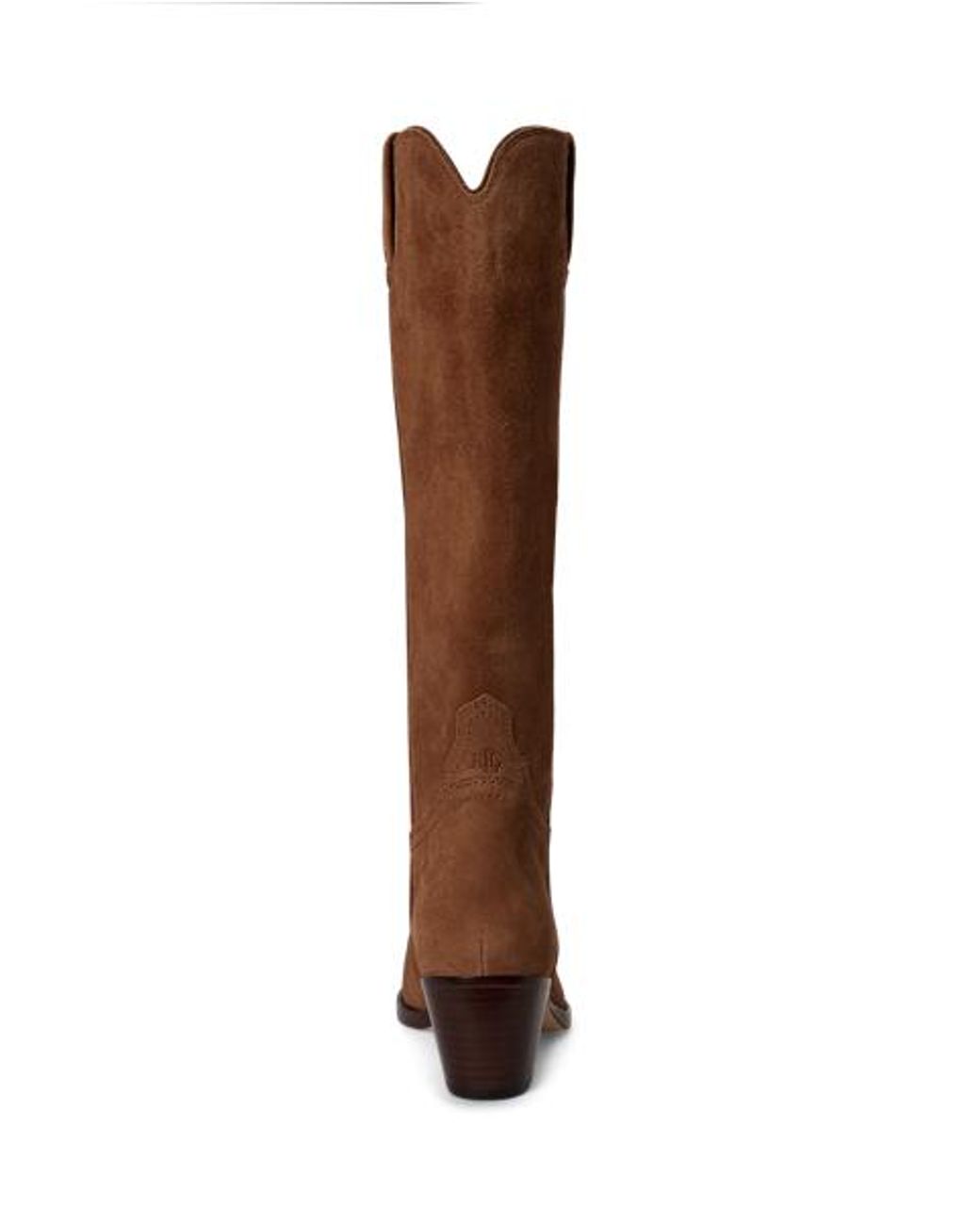 Ralph Lauren Brown Harpher Suede Tall Boot