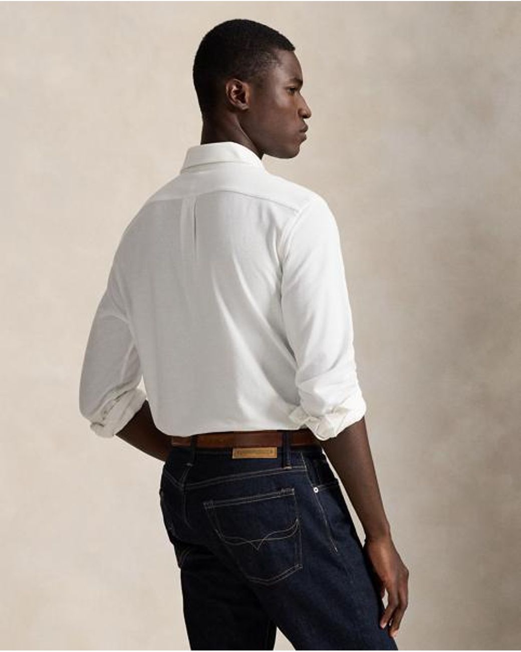 Polo Ralph Lauren White Featherweight Mesh Shirt for men