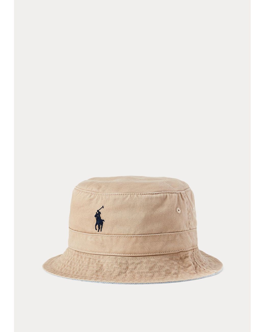 Cappello da pescatore color cuoio con logo da Uomo di Polo Ralph Lauren in  Neutro | Lyst