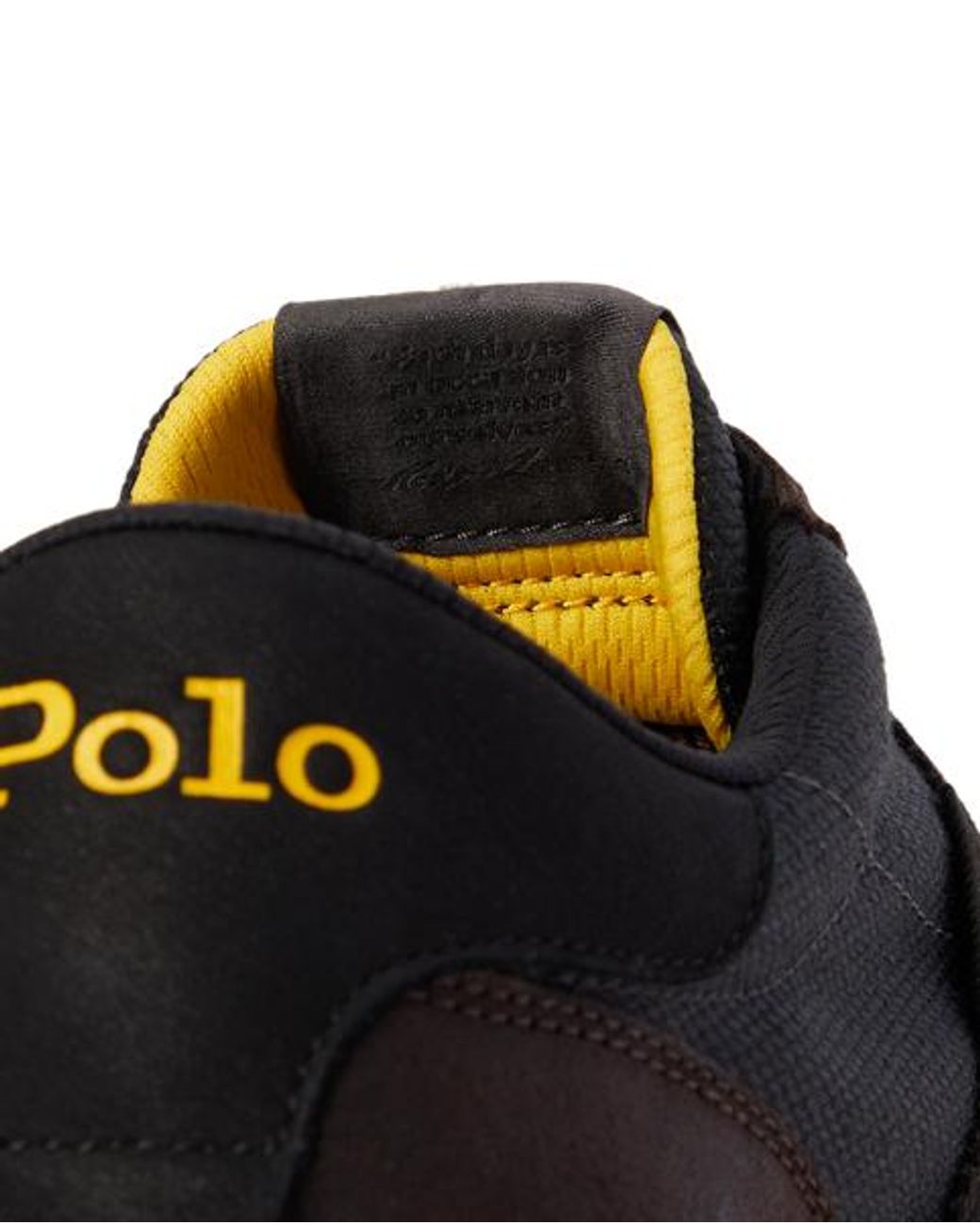 Polo Ralph Lauren Blue Train 89 Suede-Panelled Trainer for men