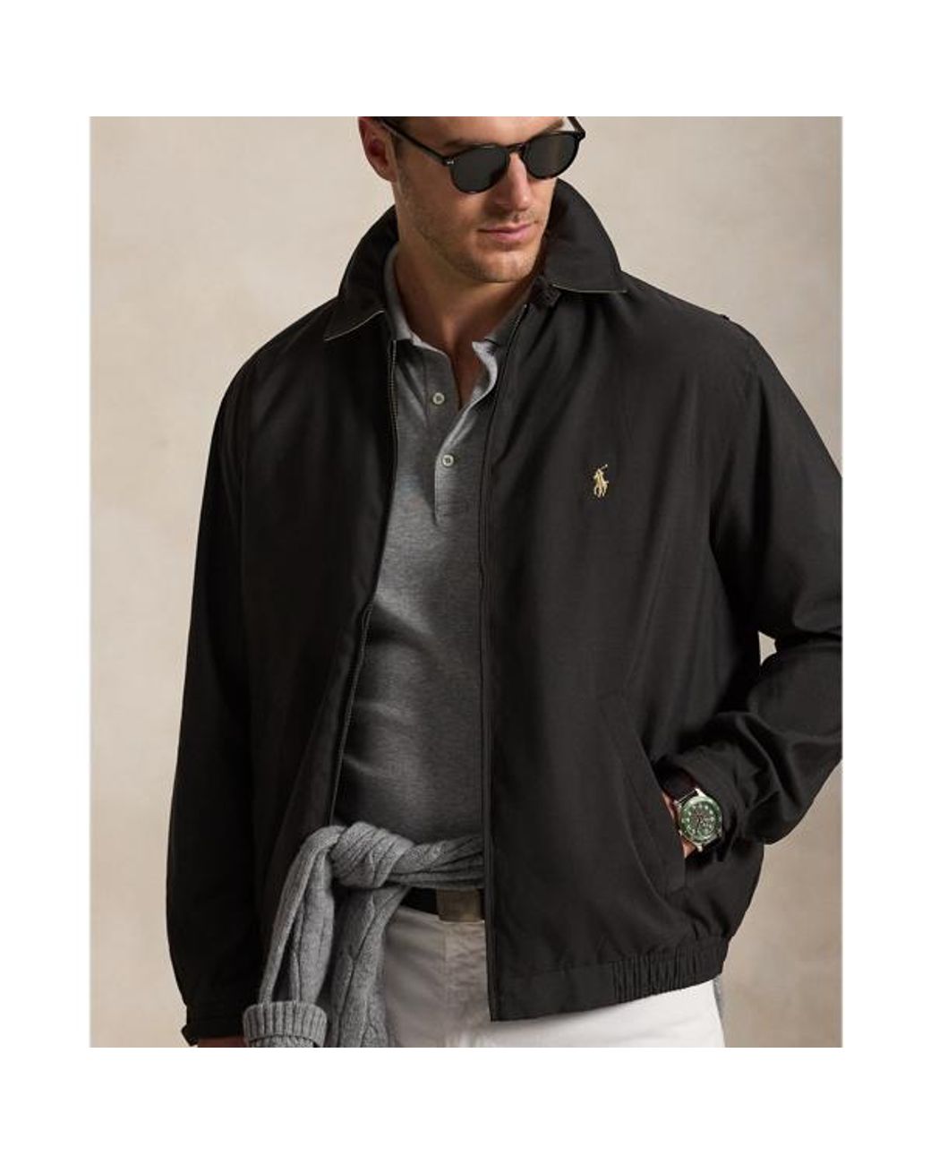 Polo Ralph Lauren Black Bi-Swing Jacket for men