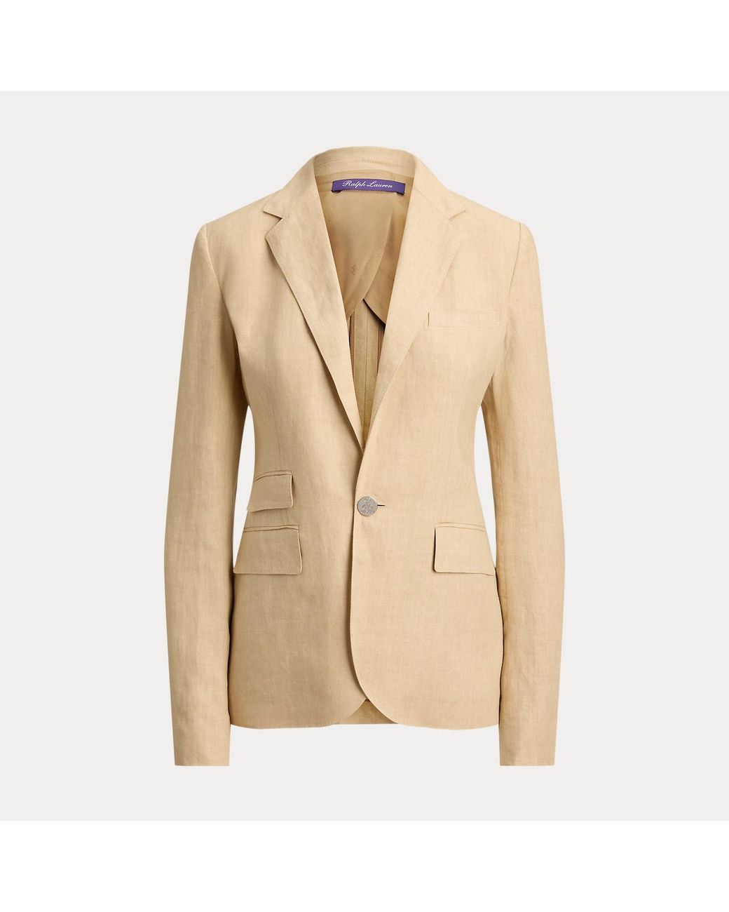 Ralph Lauren Natural Parker Linen Jacket