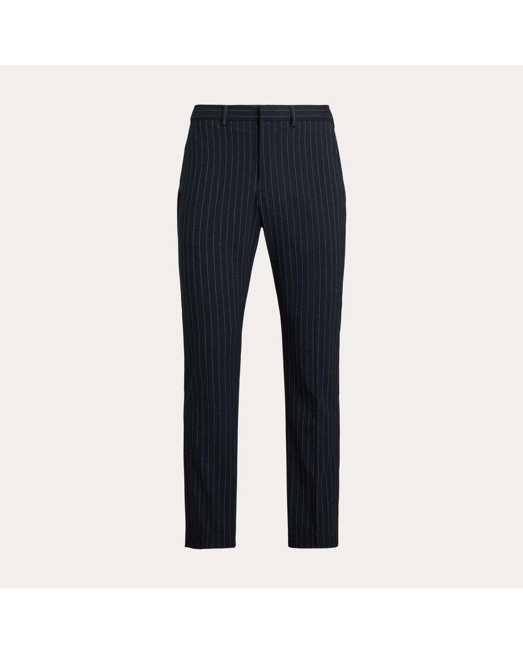 Polo Ralph Lauren Blue Manhasset Stretch Straight Fit Trousers for men