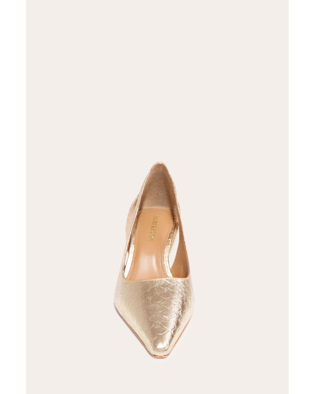 Ramy Brook Natural Ereka Pointed Toe Heel