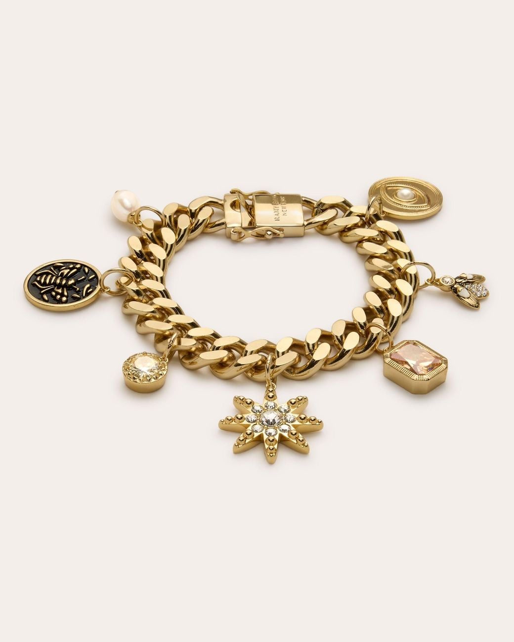 Ramy Brook Metallic Emmi Charm Bracelet