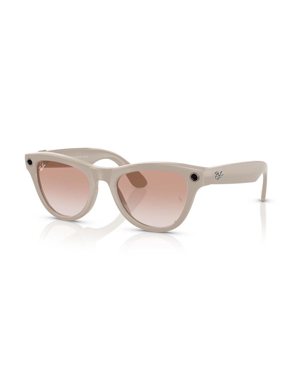 Ray-Ban Black Meta Frame Pink Lenses Ai Glasses