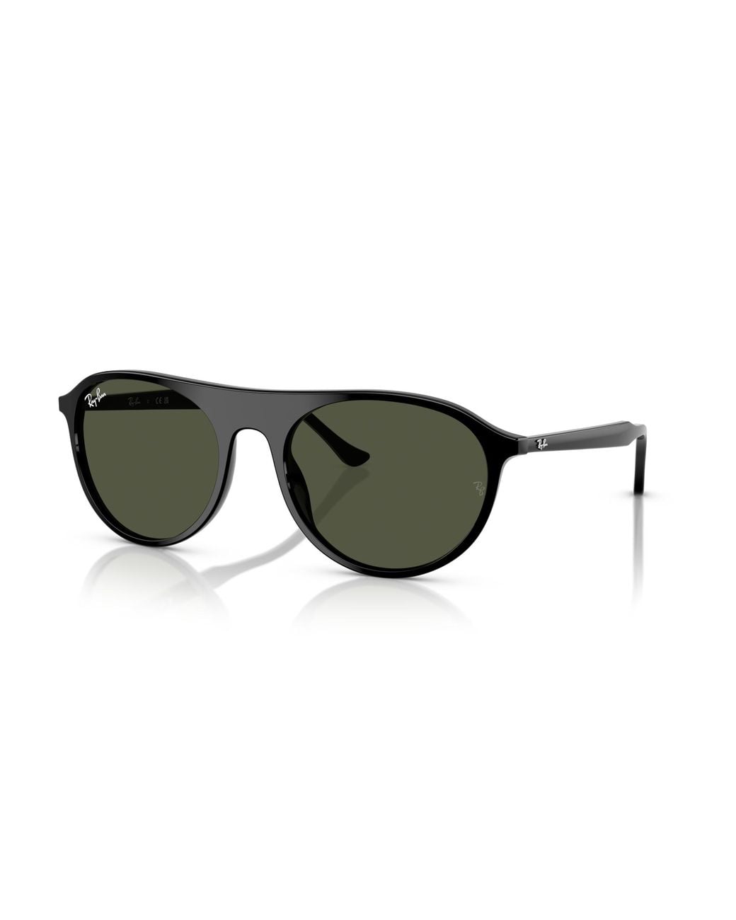 Ray-Ban Black Rb2215 Sunglasses Frame Green Lenses