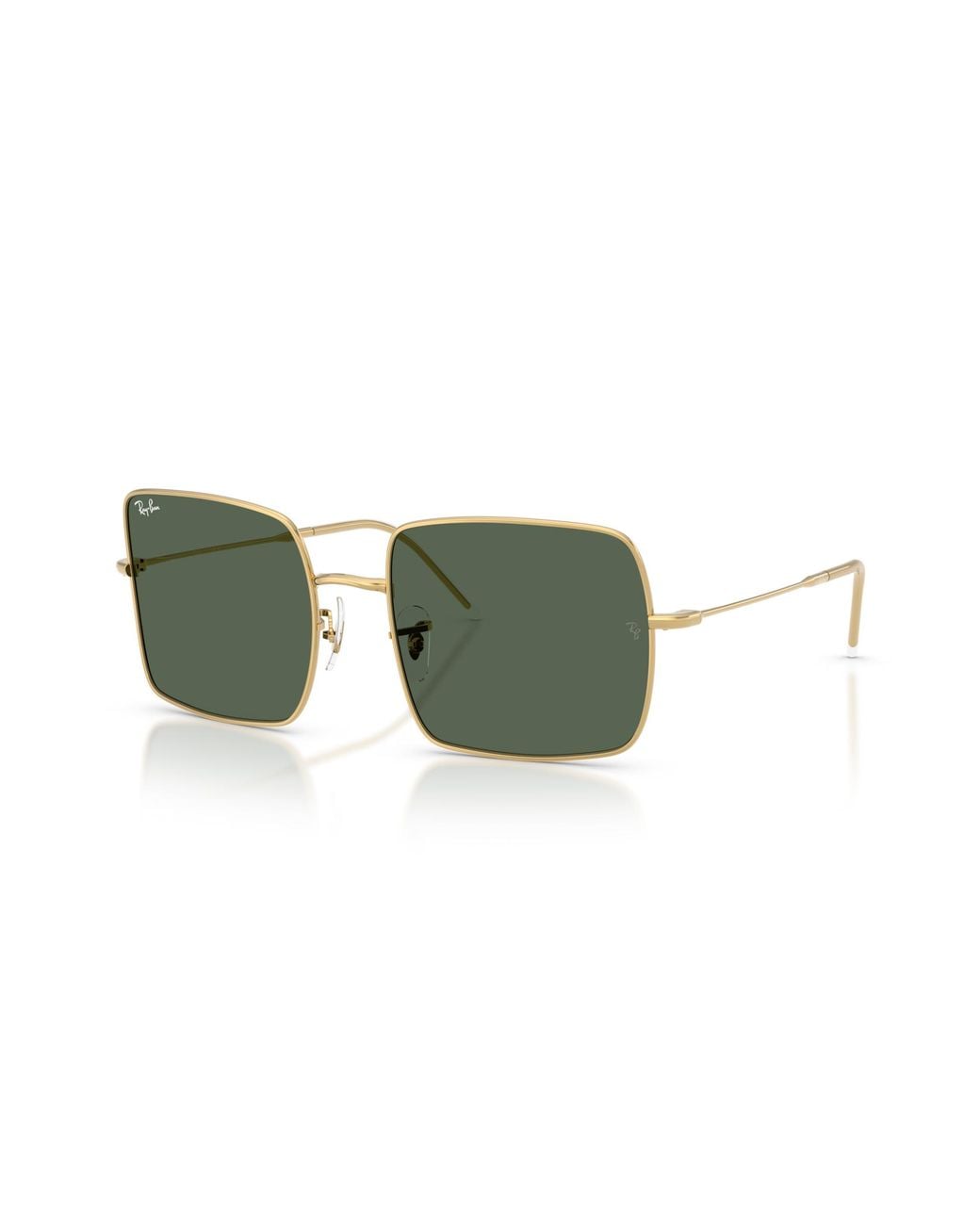 Ray-Ban Square 1971 Reverse Sunglasses Frame Green Lenses