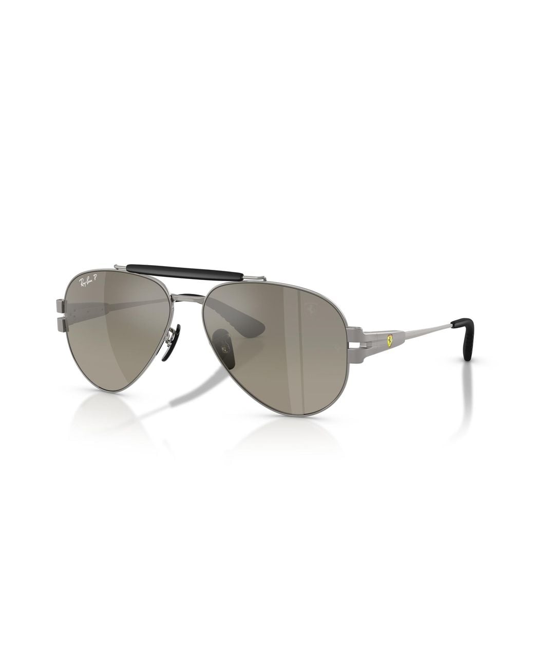 Ray-Ban Black Sunglasses Rb3762m Scuderia Ferrari Collection Polarized+ Lenses