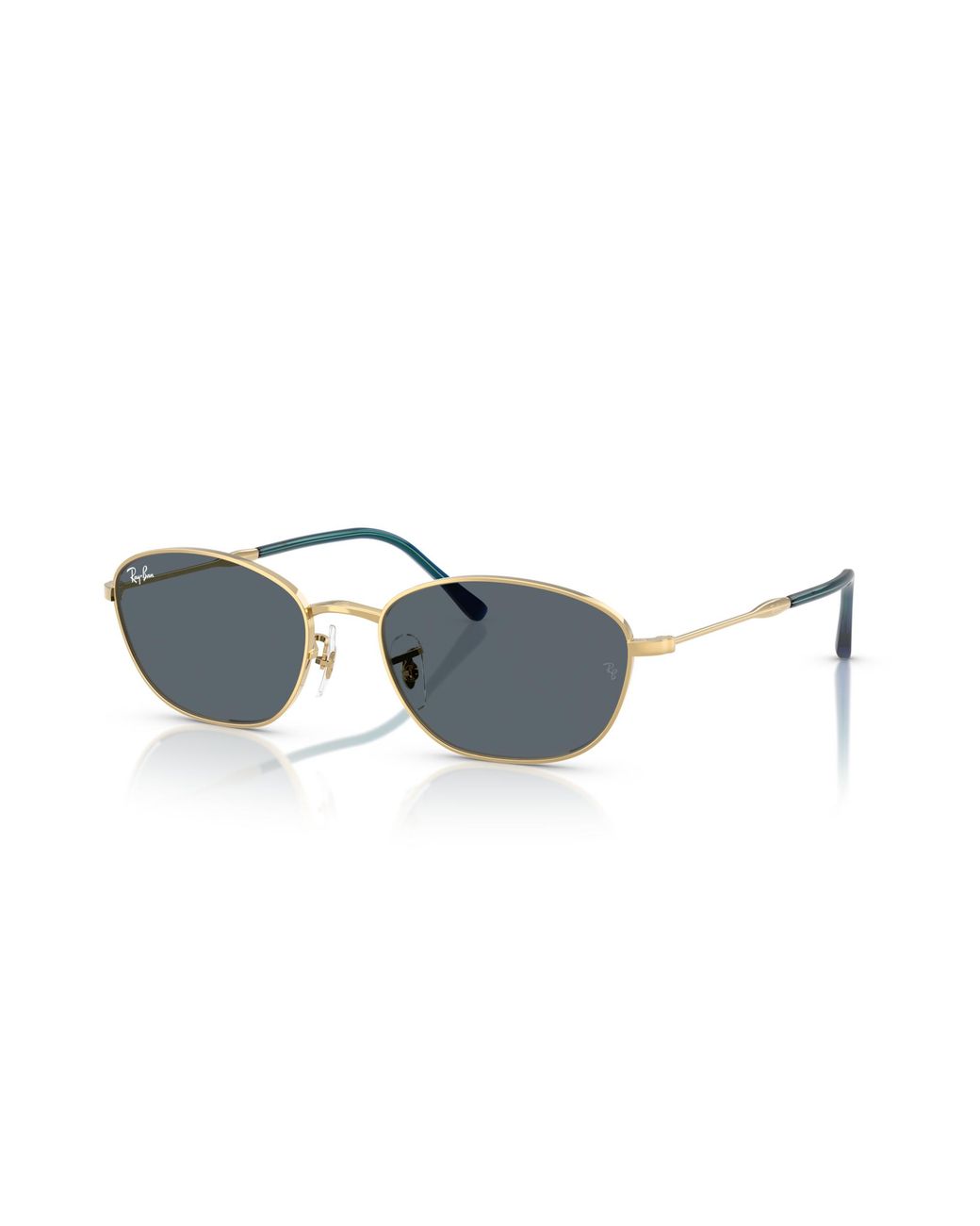 Ray-Ban Black Rb3749 Sunglasses Frame Blue Lenses