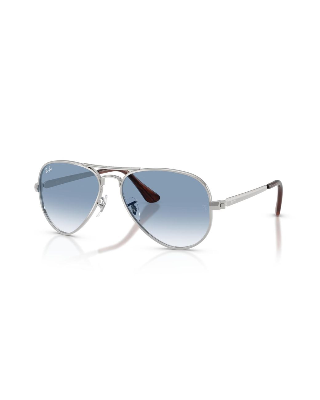 Ray-Ban Black Aviator Max Sunglasses Frame Blue Lenses
