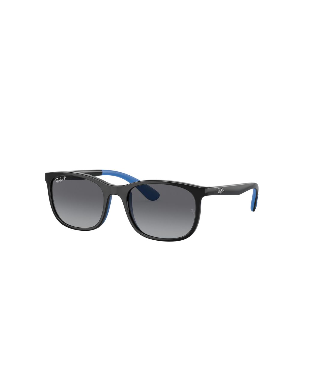 Ray-Ban Rb9076s Kids Sunglasses Black On Blue Frame Grey Lenses Polarized  49-17 | Lyst