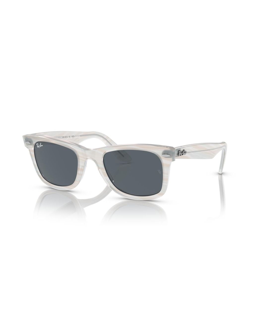 Ray-Ban Black Rb2140f Original Wayfarer Photochromic Low Bridge Fit Sunglasses