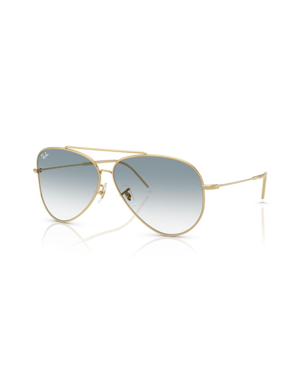 Ray-Ban Aviator Reverse Sunglasses Frame Blue Lenses in Black | Lyst UK