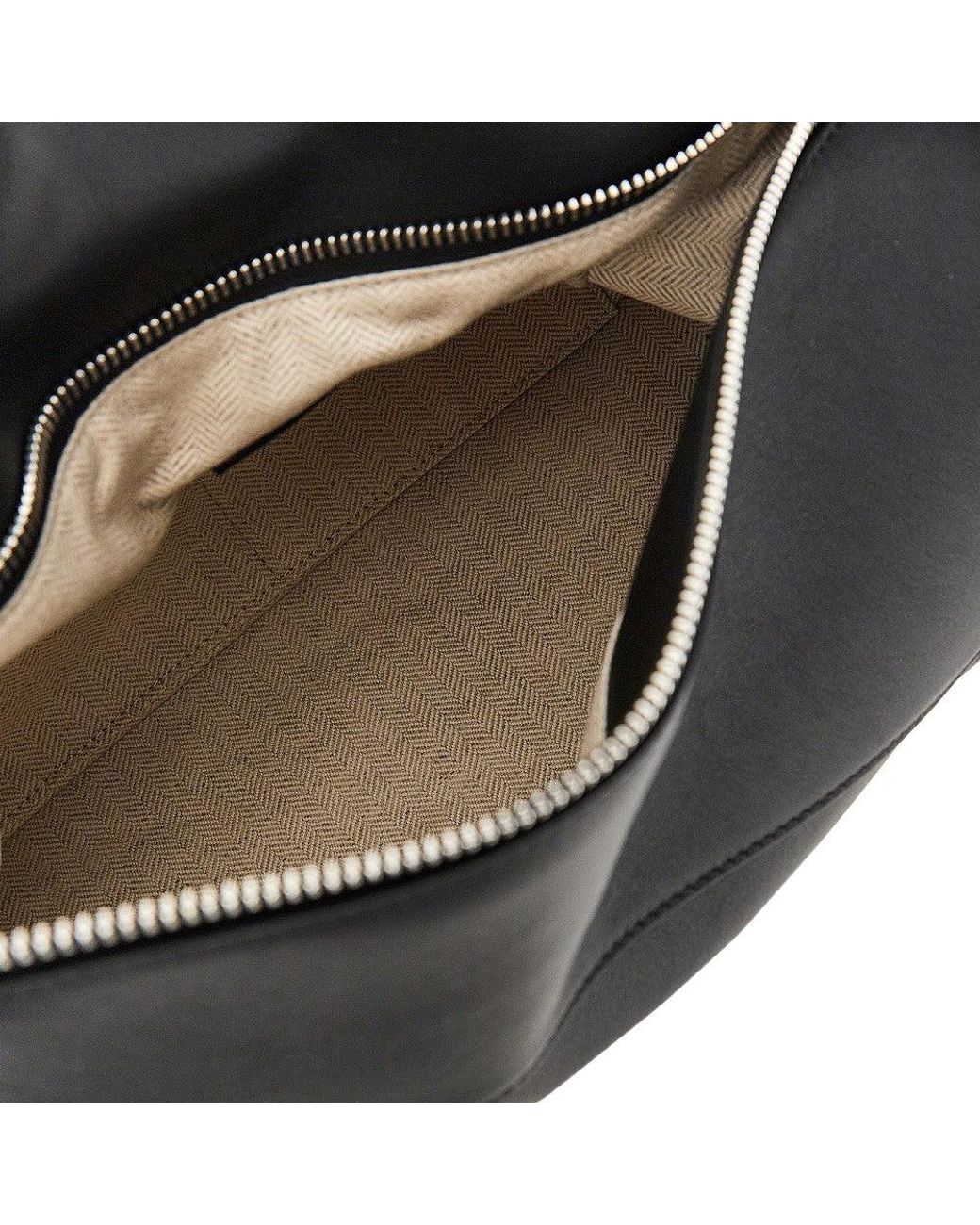 Loewe Black Leather Medium 'Puzzle Edge' Bag