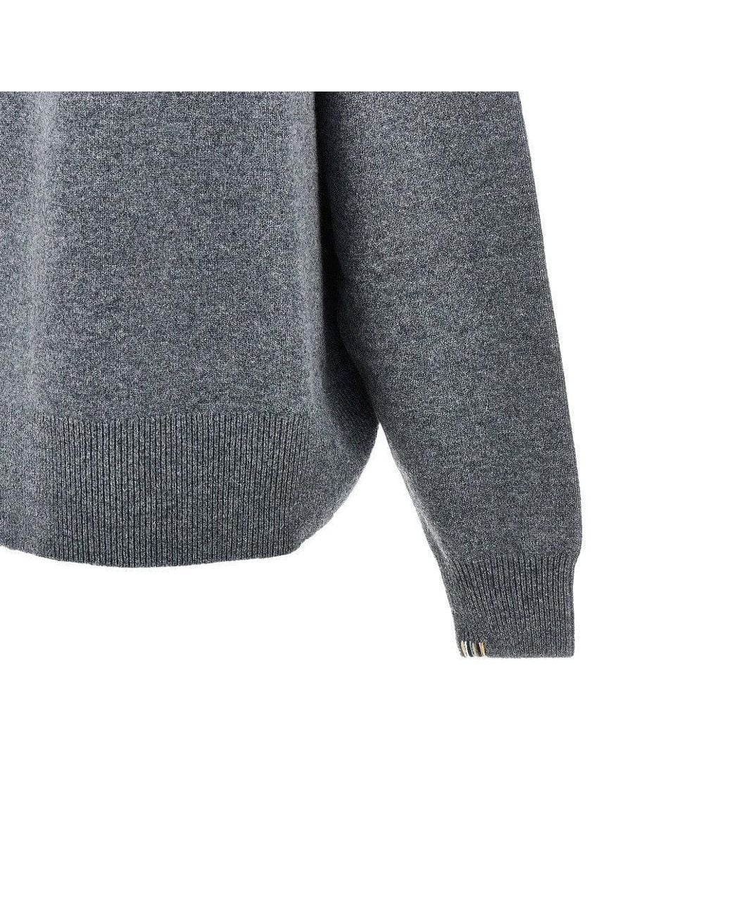 Extreme Cashmere Gray 'N.458 Mina' Cashmere-Blend Sweater