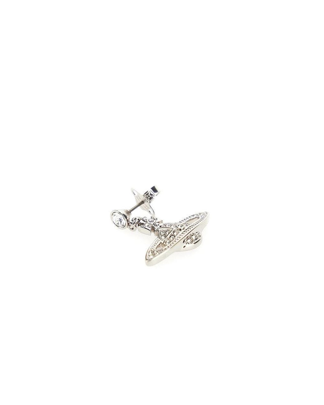 Vivienne Westwood Metallic Mini Bas Relief Drop Earrings