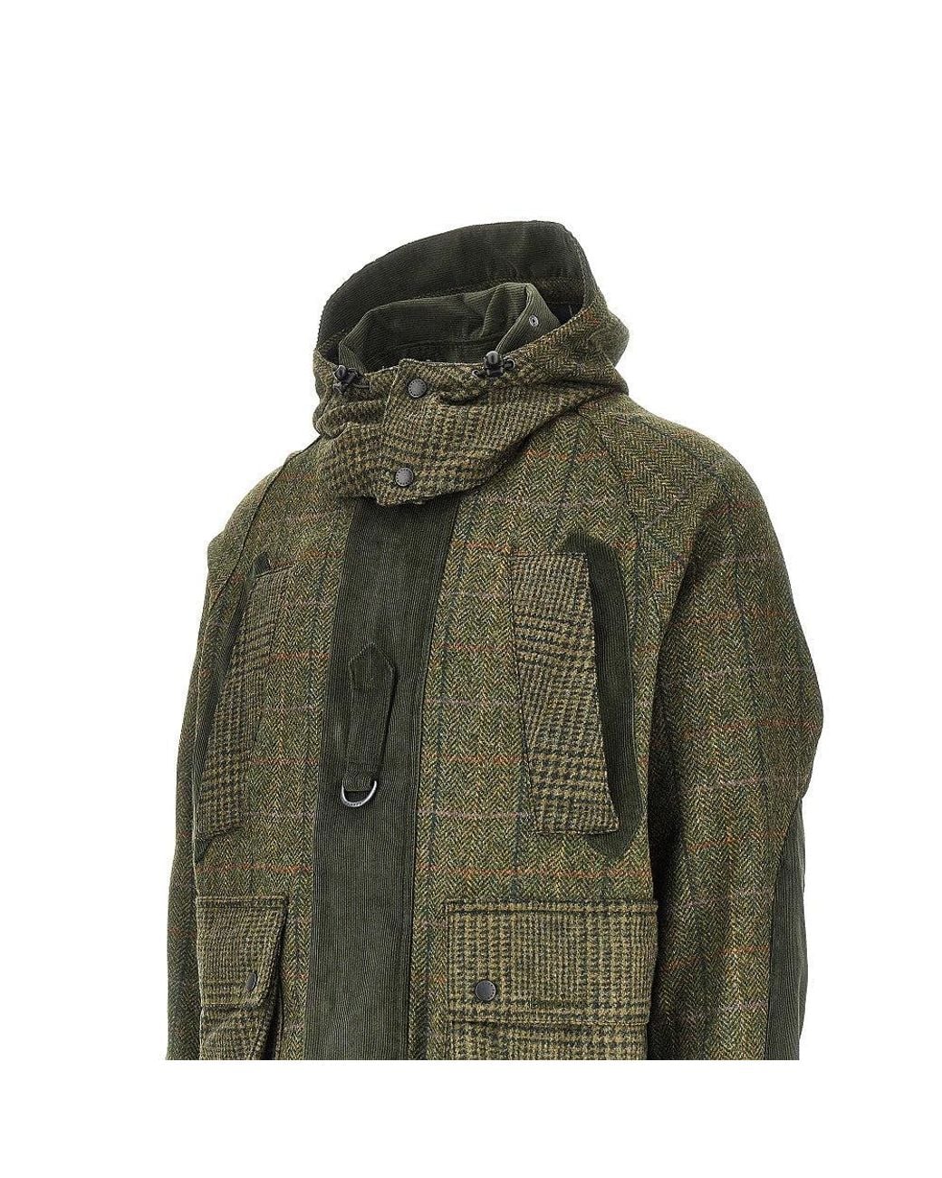 Barbour X Norbit Green Wool Jacket for men