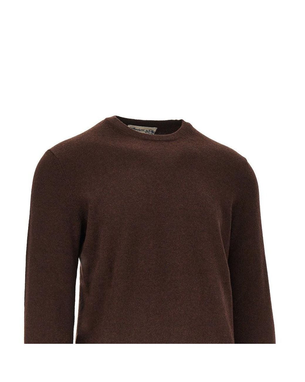 Pullover Girocollo di Ballantyne in Brown da Uomo