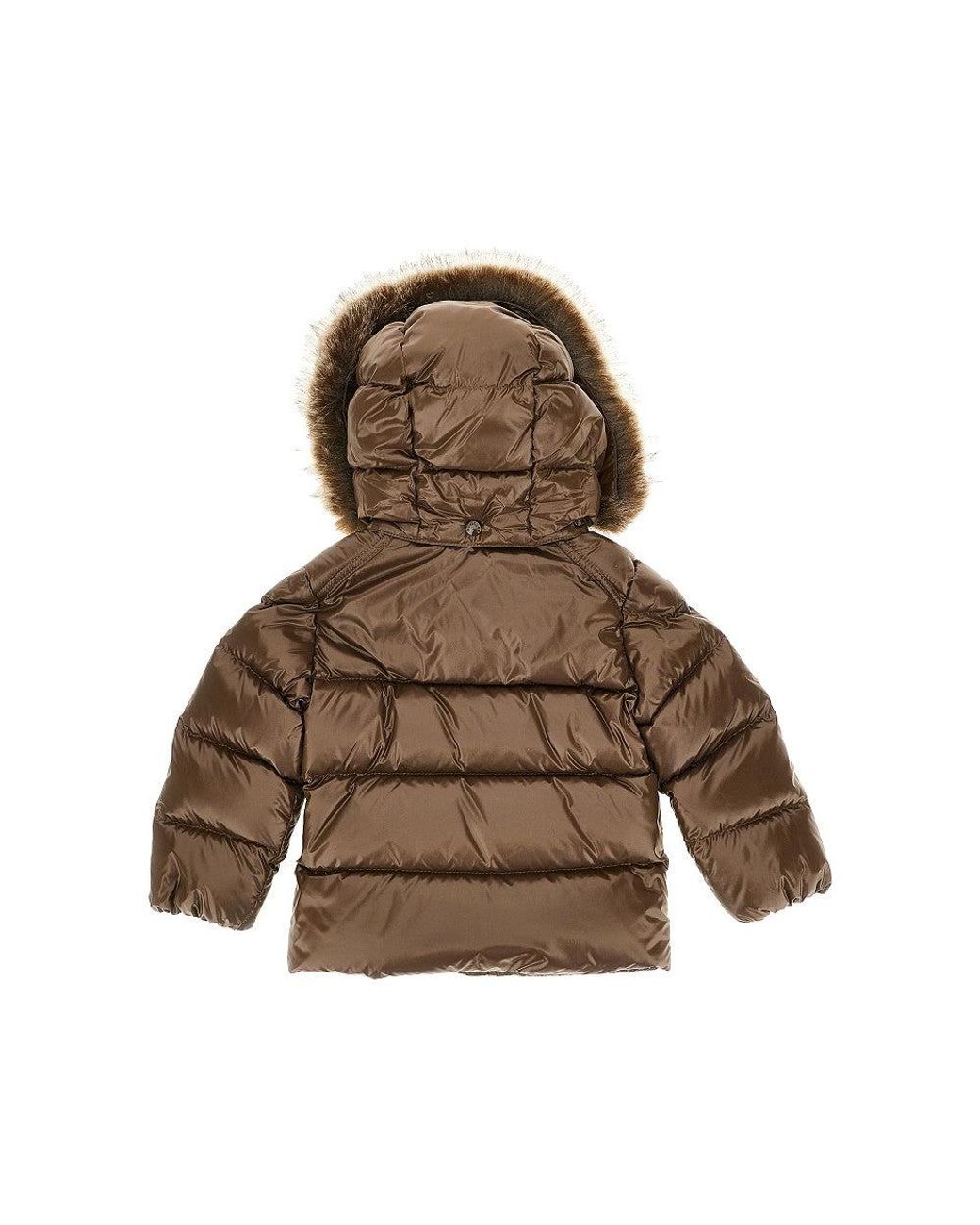 Moncler Brown 'K2F' Nylon Downjacket Kids